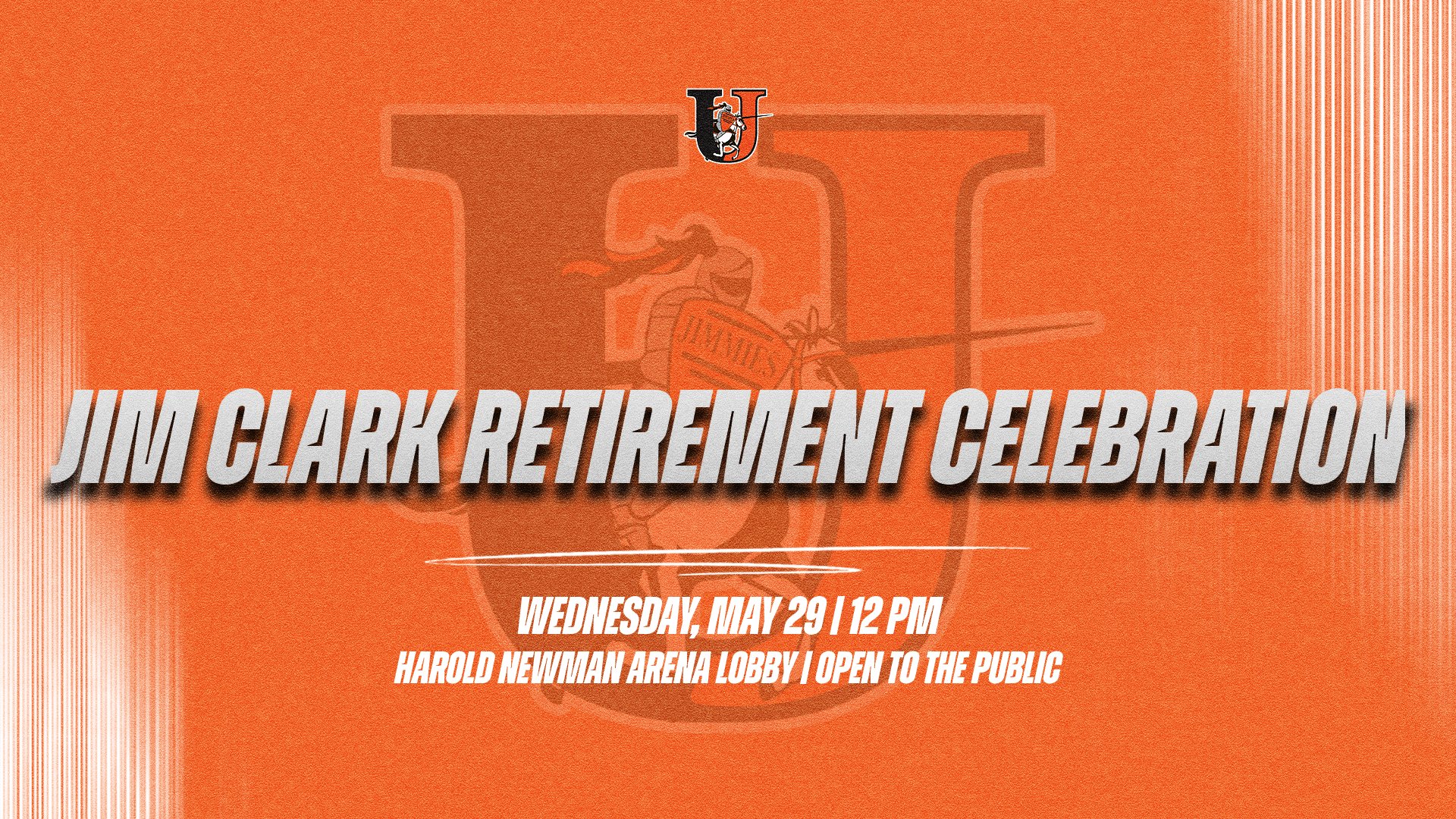 Retirement celebration for Jim Clark on May 29