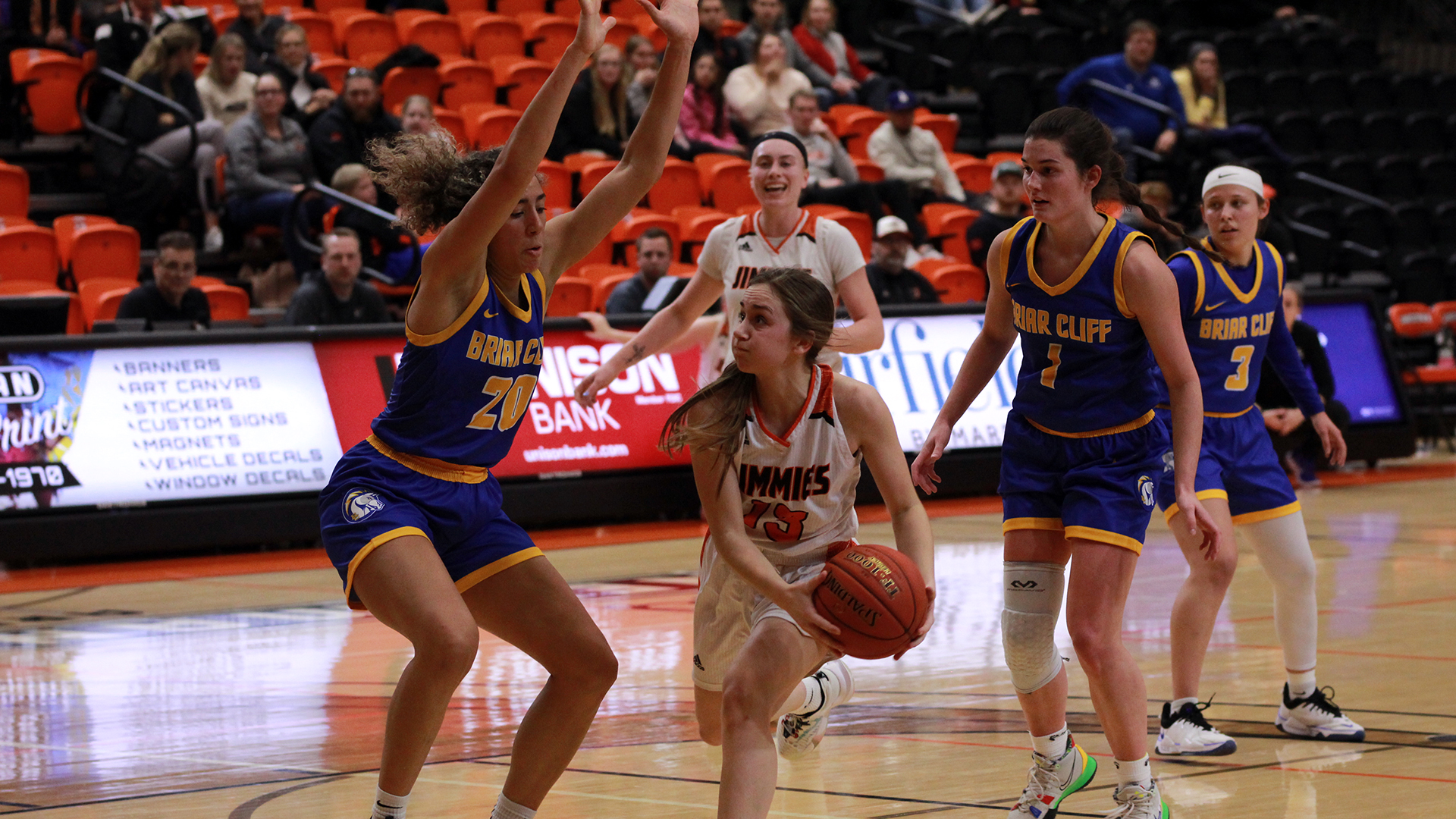 Jimmies nearly complete 19-point comeback against No. 23 Briar Cliff
