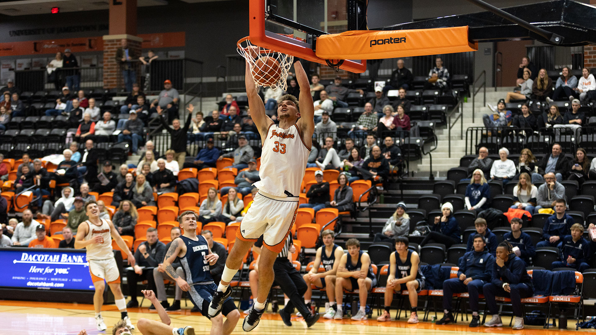 Walters breaks UJ career points record; Jimmies roll to win over Dickinson State