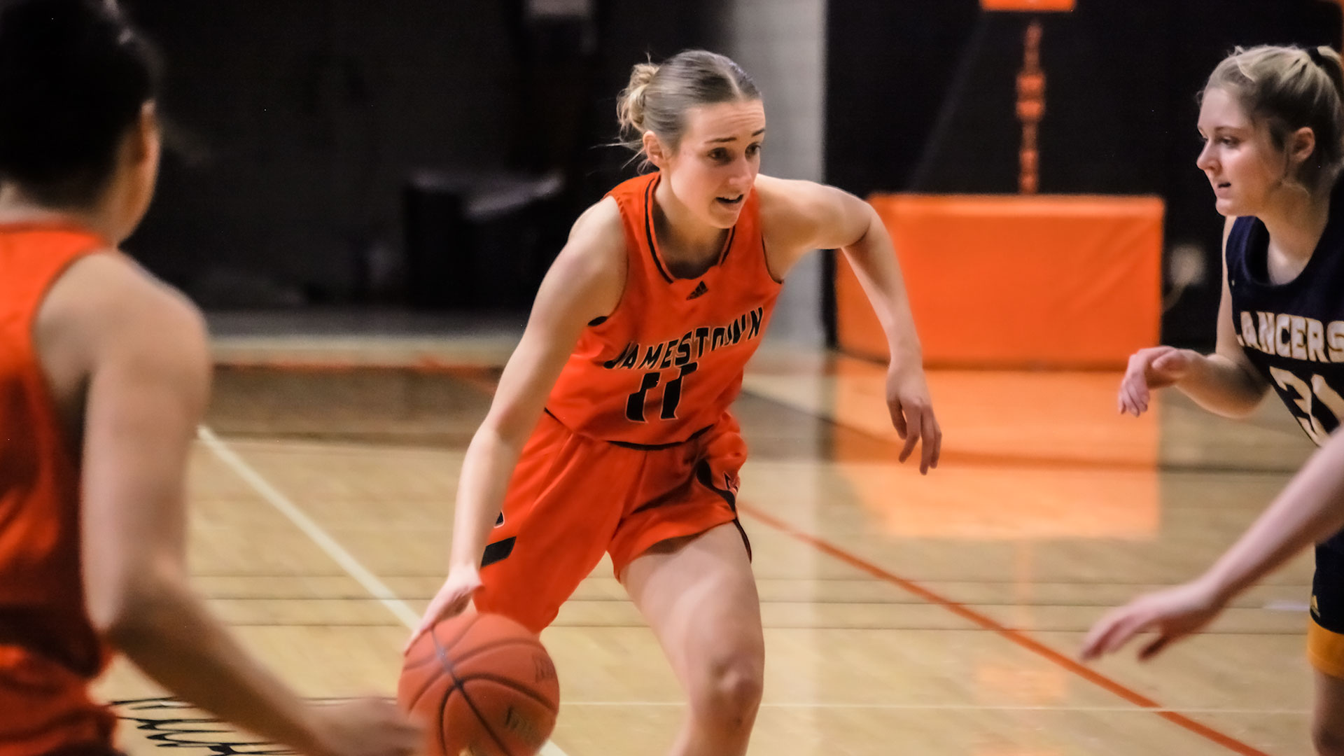 Jimmies share the wealth in win over Mount Marty