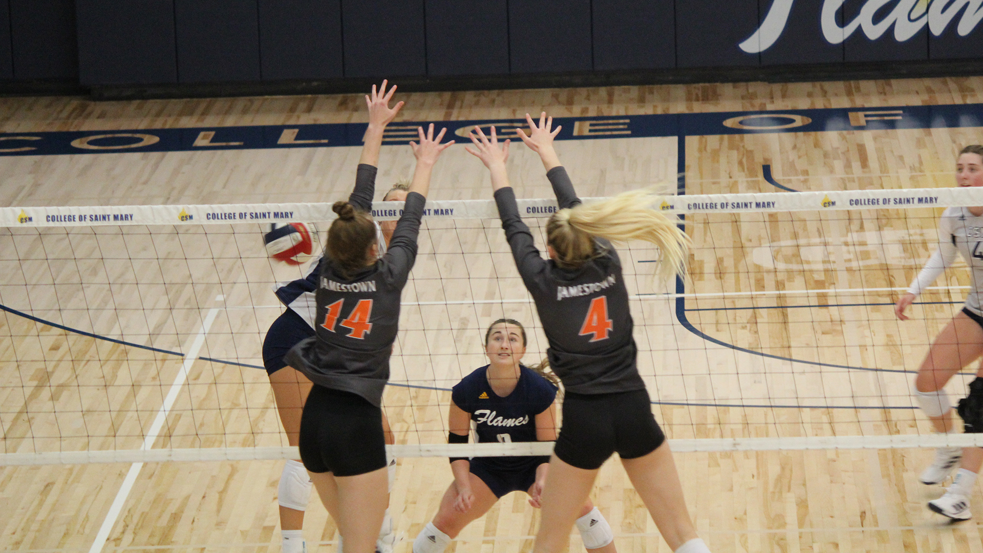 Second-ranked Jimmies defeat No. 13 Flames in five