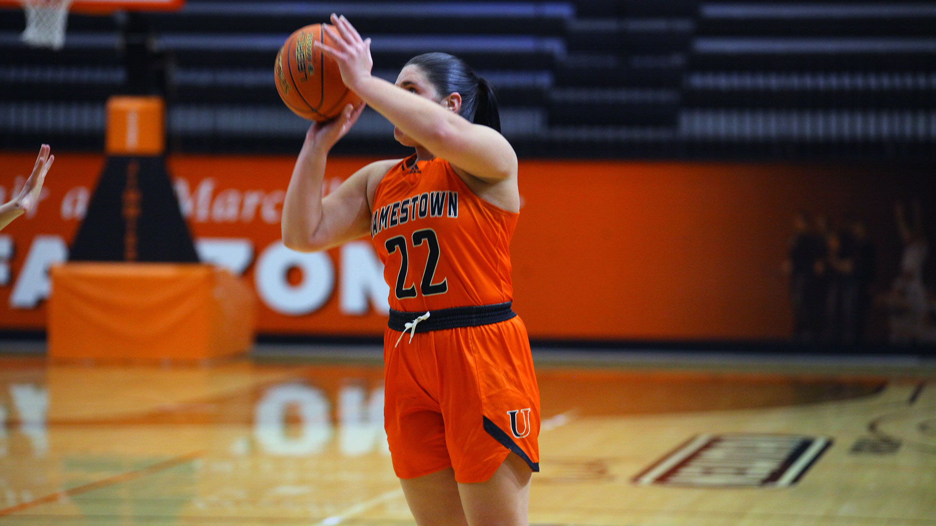 Sarah Lenz led UJ with 16 points in a win over VCSU Friday / Photo by Sydney Lewellen