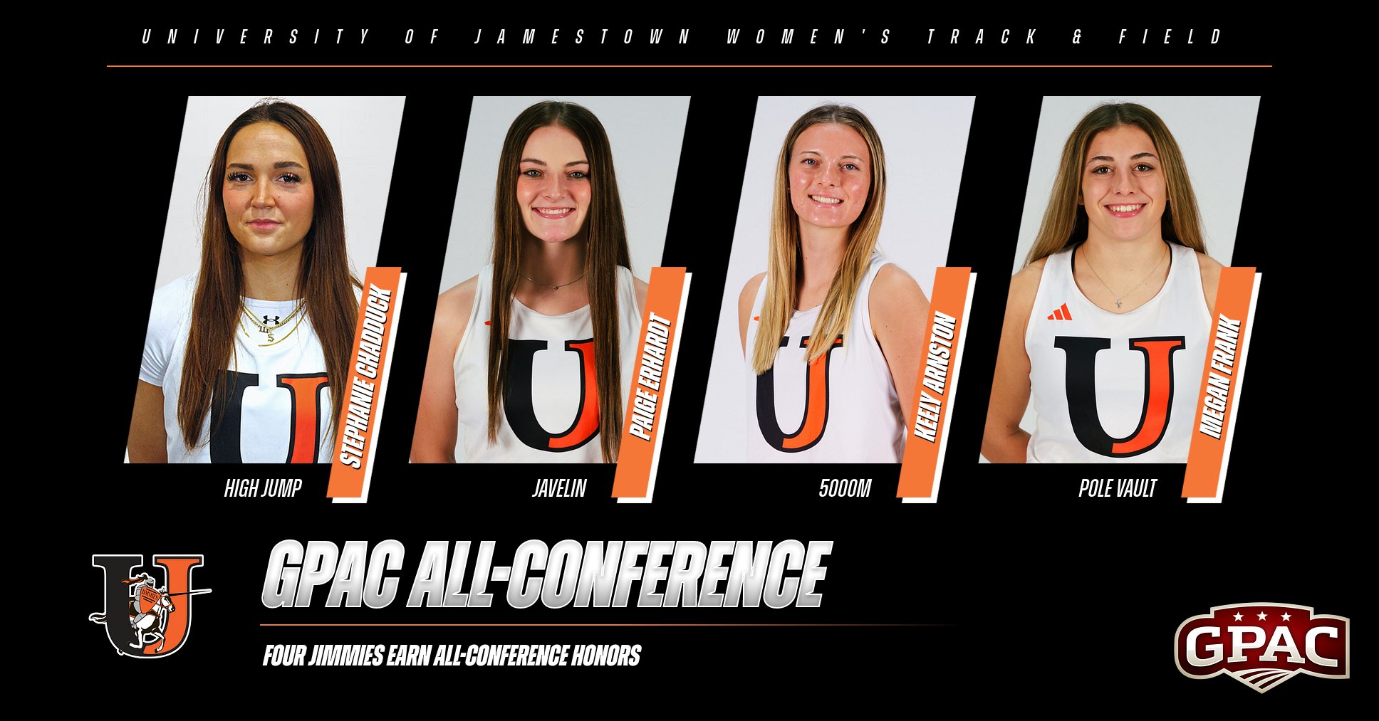 Four Jimmies named GPAC All-Conference