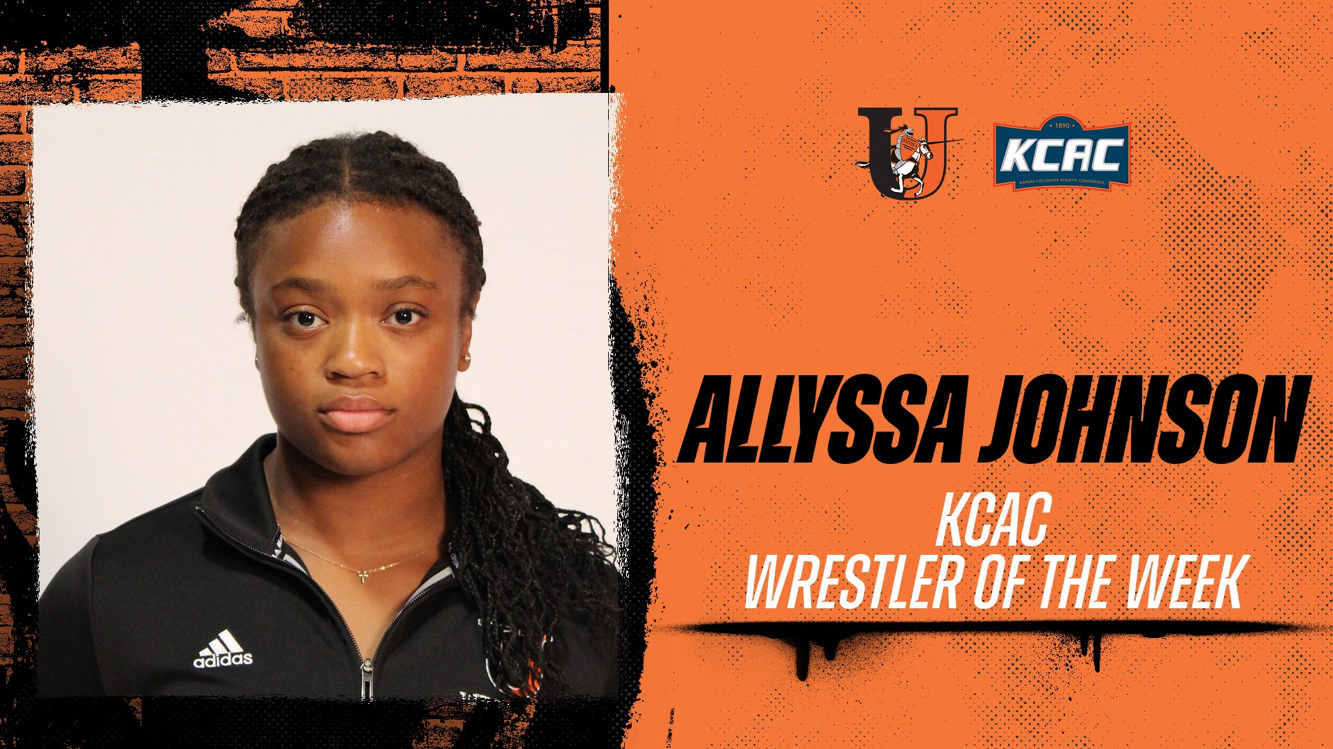 Allyssa Johnson named KCAC Women's Wrestler of the Week